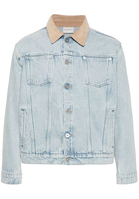Giacca denim La Vest Jean Délavée in blu Drôle de monsieur - uomo DRÔLE DE MONSIEUR | PERMJT182CO123LBE